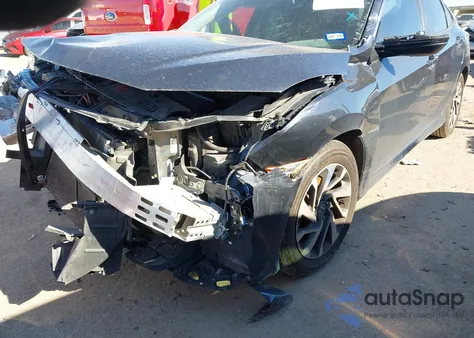 2018 Honda Civic Ex from USA, damaged, VIN 19XFC2F78JE001746